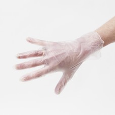 Vinyl Gloves Powderfree Clear - S -100