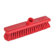 Hygiene Brush Head 12 Inch Red Hard