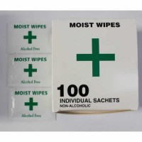 Non Alcoholic Moist Wipes -100