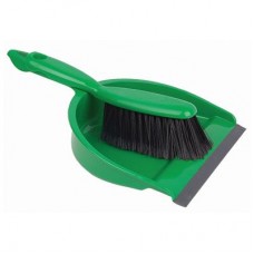Dust Pan & Brush Set Green