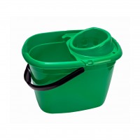 Household Plastic Bucket Green 14L