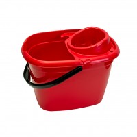 Household Plastic Bucket Red 14L