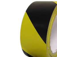 Adhesive Safety Tape Black & Yellow