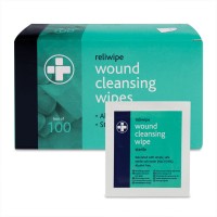 Sterile Saline Wound Cleansing Wipes -100
